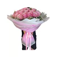 Bodrum Çiçekçisi - Pembe Gül Buketi